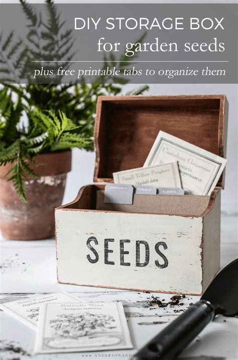 electric seed box|seed storage box with dividers.